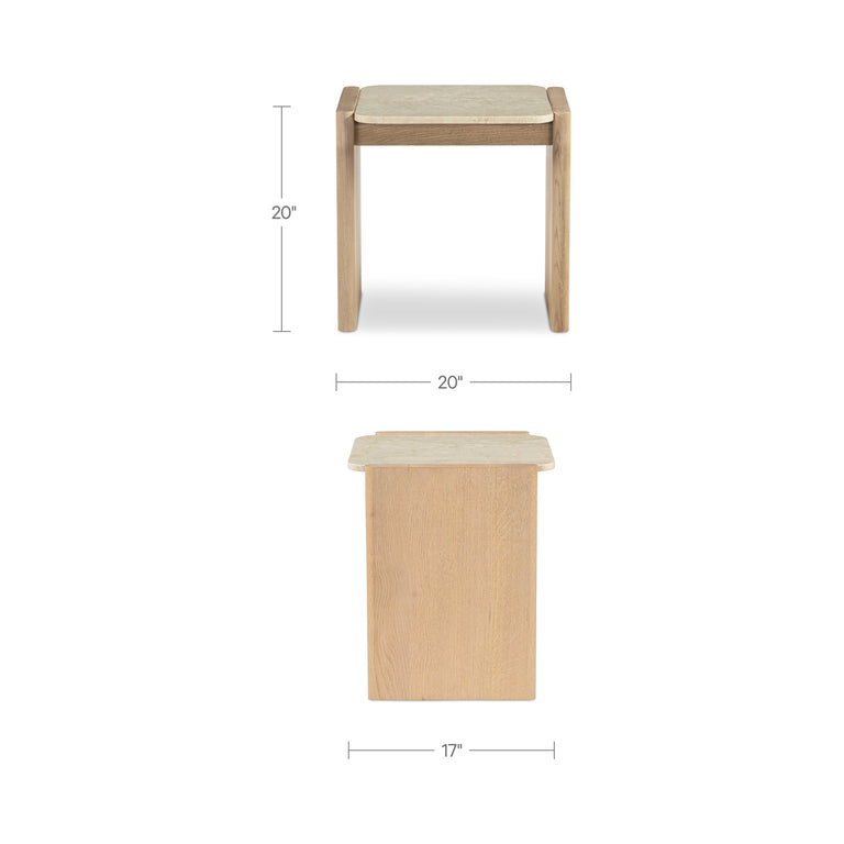 LANE SIDE TABLE NATURAL