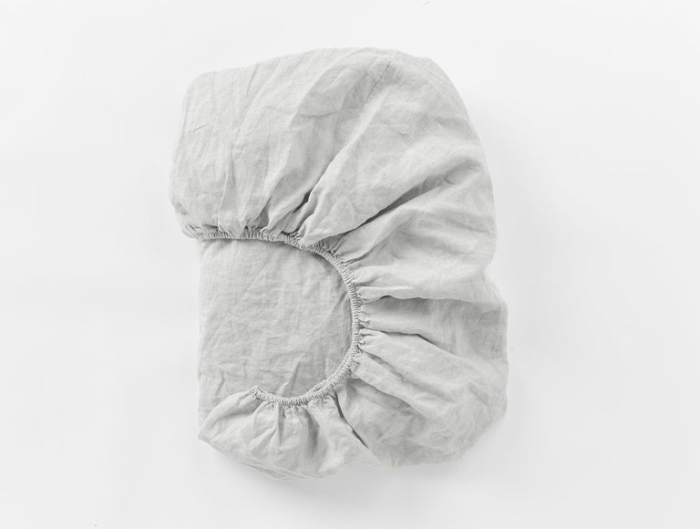 ORGANIC RELAXED LINEN FITTED SHEET | BEDDING