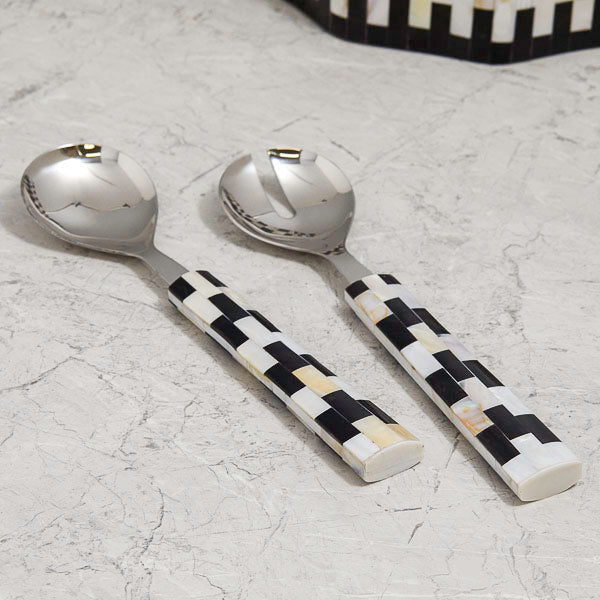FINLAY INLAY SERVING SET | SERVING UTENSILS
