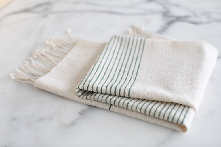 ROHA HANDWOVEN ETHIOPIAN COTTON KITCHEN TOWEL | KITCHEN