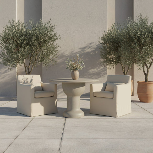 MAGNOLIA OUTDOOR CAFE TABLE CREAM