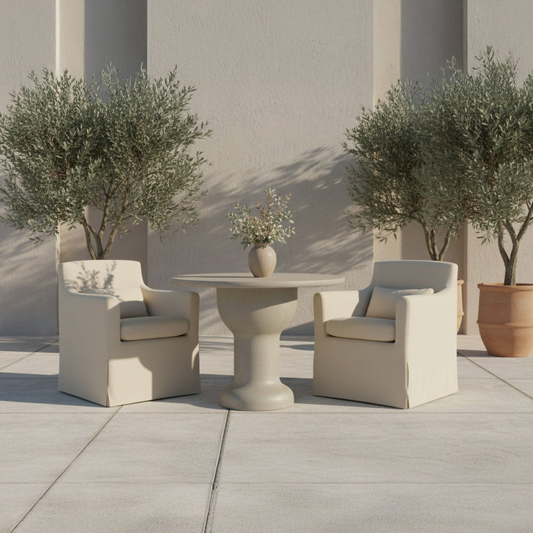 MAGNOLIA OUTDOOR CAFE TABLE CREAM