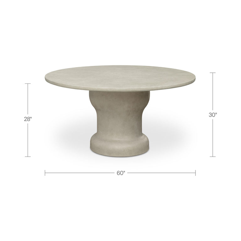 MAGNOLIA OUTDOOR DINING TABLE CREAM