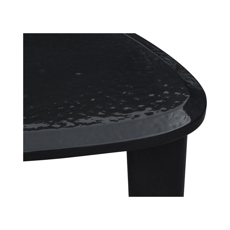 SOPHIE OUTDOOR NESTING TABLE SET CHARCOAL LACQUER