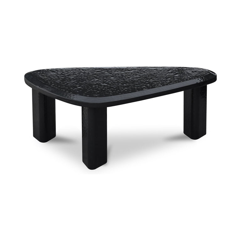 SOPHIE OUTDOOR NESTING TABLE SET CHARCOAL LACQUER