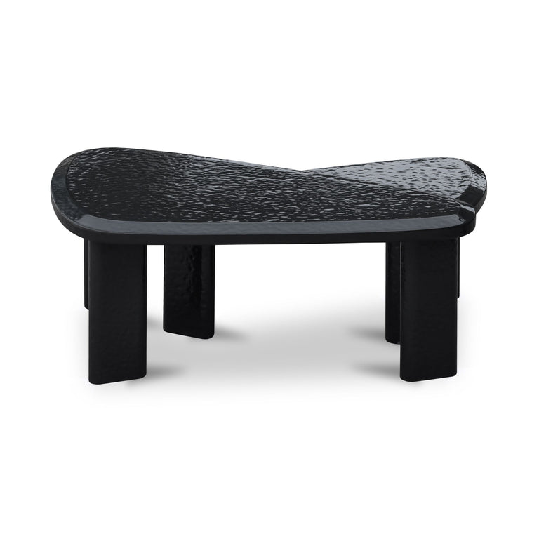 SOPHIE OUTDOOR NESTING TABLE SET CHARCOAL LACQUER
