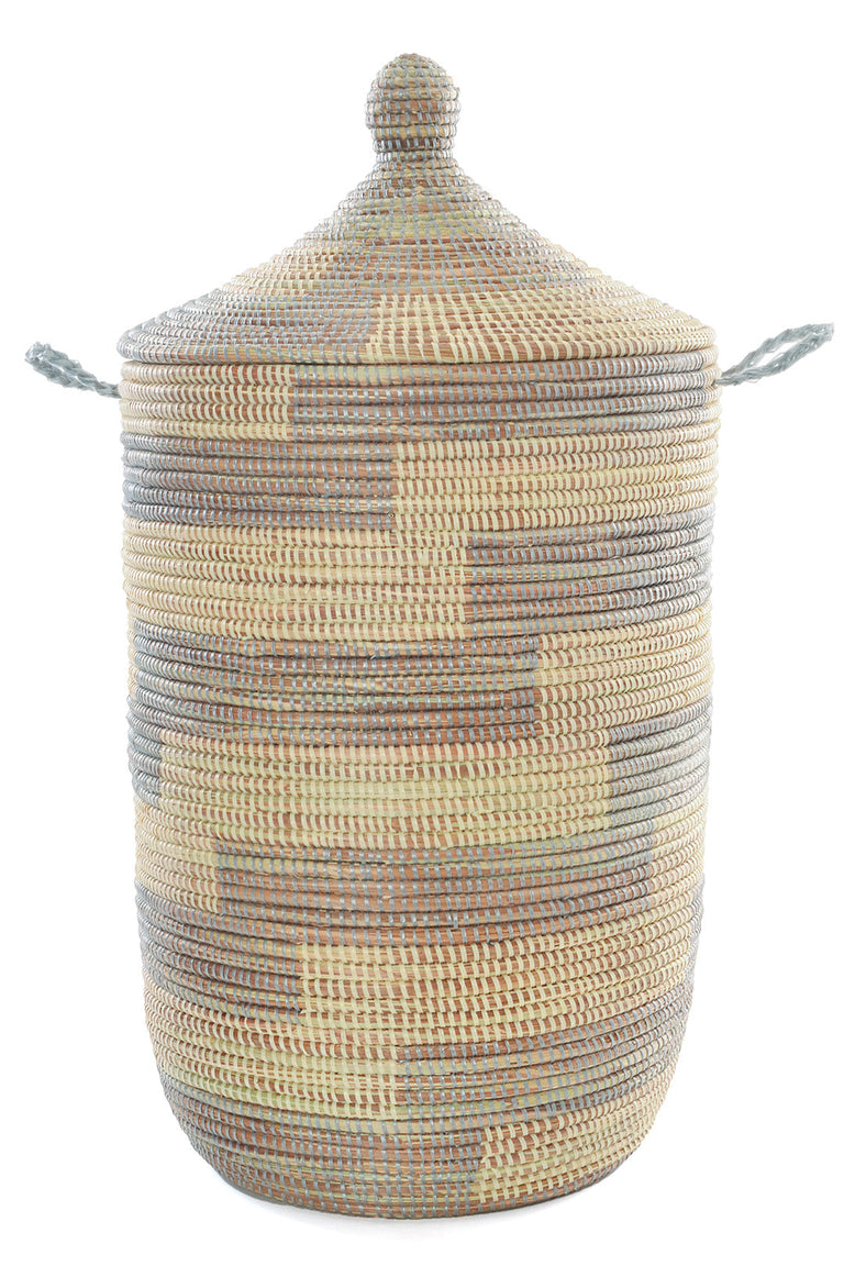 SAND ZAG PATTERN BASKETS (SENEGAL) | BASKET