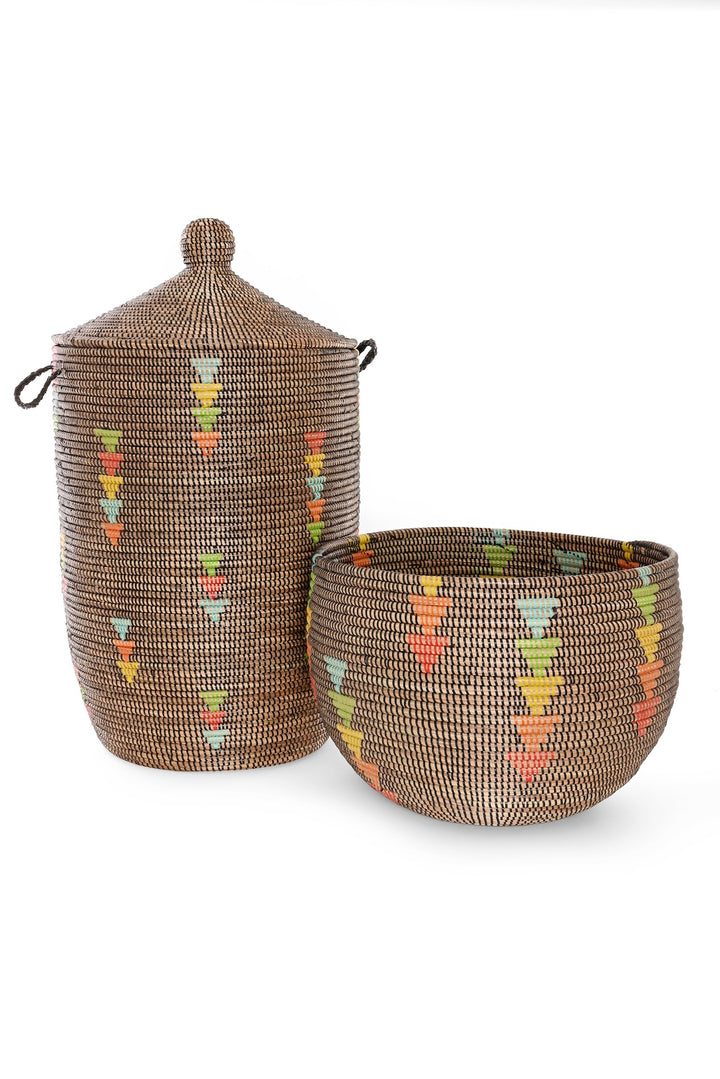 PRISM TRIANGLES LAUREL BASKET 30"  (SENEGAL)