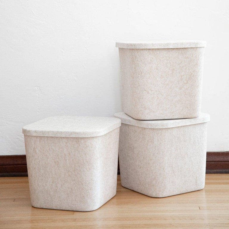 The Sculpted Bin - Original with Lid | STORAGE