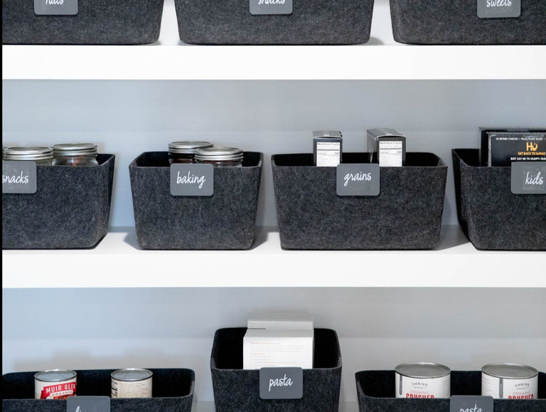 The Sculpted Bin - Wide | Set of 3 | STORAGE