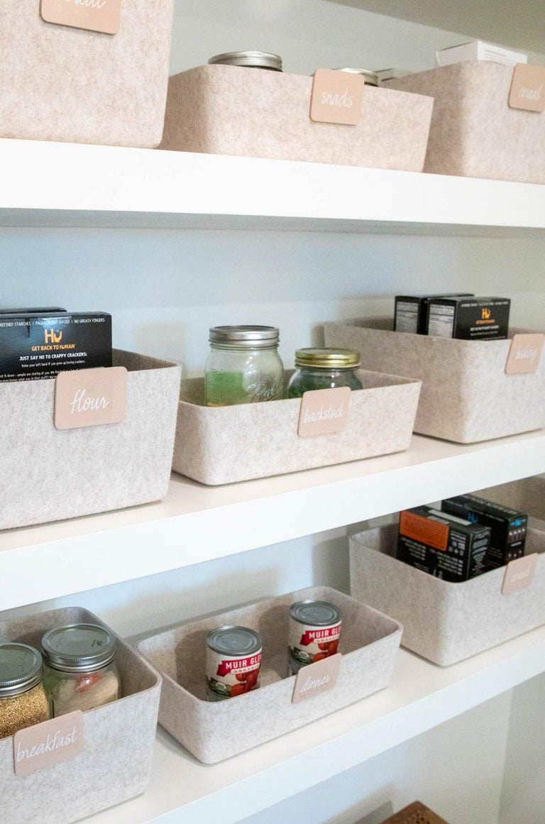 The Sculpted Bin - Long | Set of 3 | STORAGE