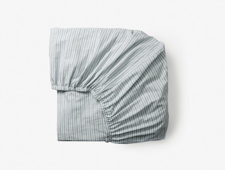 ORGANIC CRINKLED PERCALEâ„¢ FITTED SHEET | BEDDING