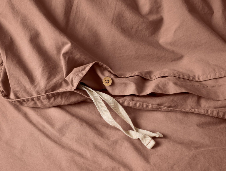 ORGANIC CRINKLED PERCALE DUVET COVER