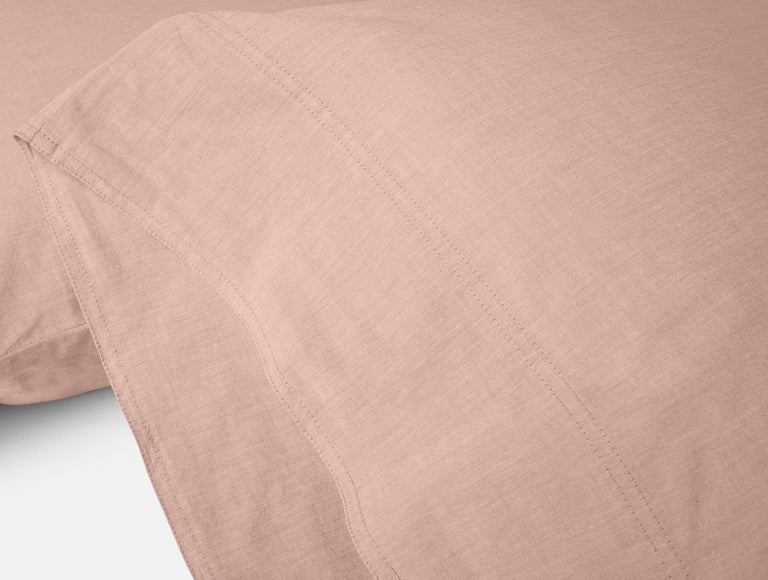 ORGANIC CRINKLED PERCALE PILLOWCASES | BEDDING