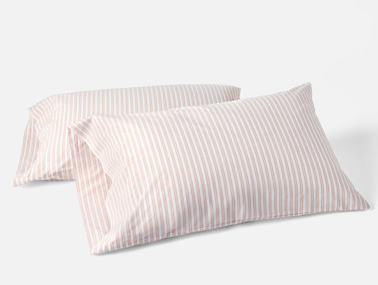 ORGANIC CRINKLED PERCALE PILLOWCASES | BEDDING