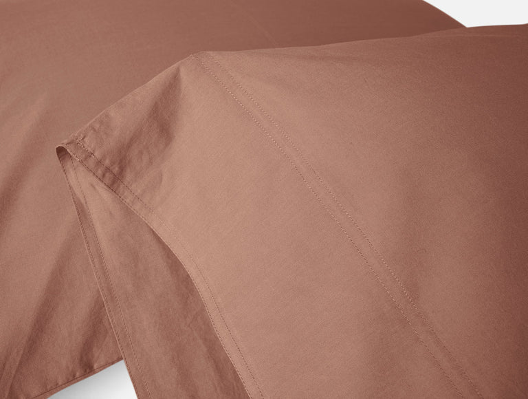 ORGANIC CRINKLED PERCALE PILLOWCASES | BEDDING