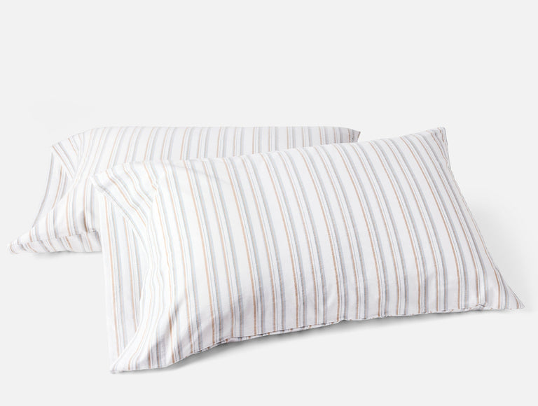 ORGANIC CRINKLED PERCALE PILLOWCASES | BEDDING
