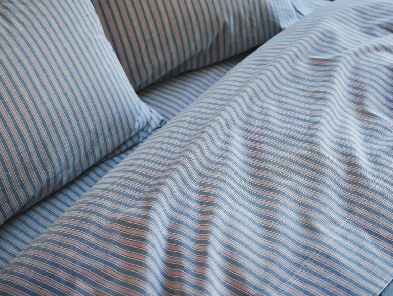ORGANIC CRINKLED PERCALE SHEET SET