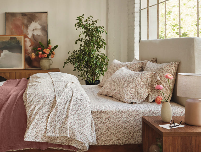 ORGANIC PRINT PERCALE PILLOWCASES