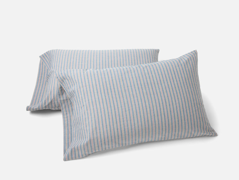 ORGANIC CRINKLED PERCALE PILLOWCASES (set of 2)