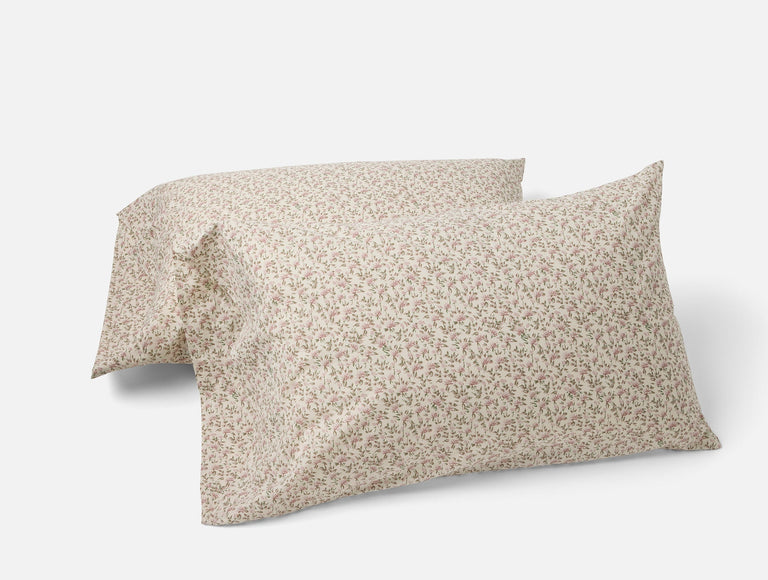 ORGANIC PRINT PERCALE PILLOWCASES
