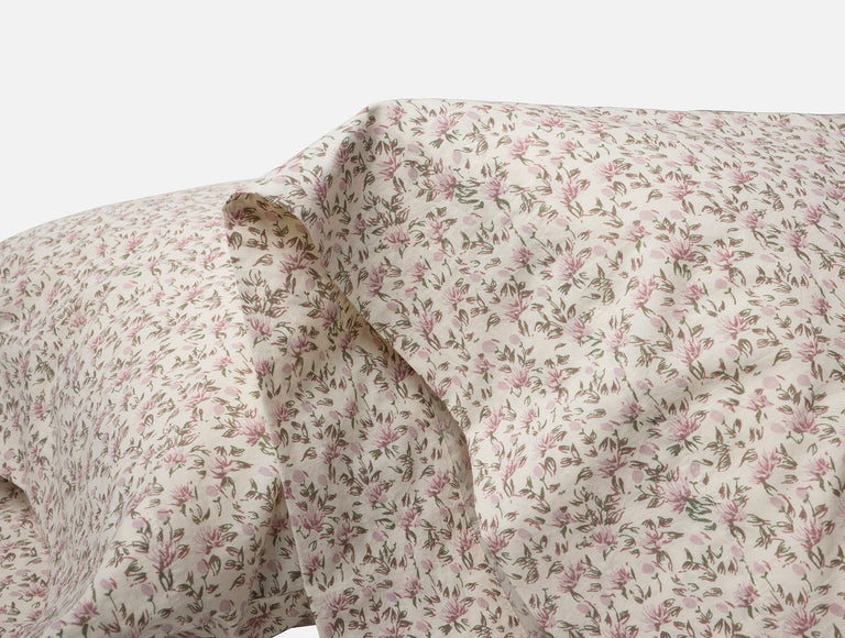 ORGANIC PRINT PERCALE PILLOWCASES