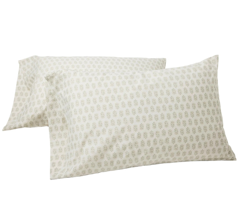 ORGANIC PRINT PERCALE PILLOWCASES