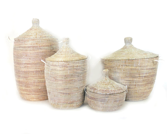 Medium White Basket | BASKETS