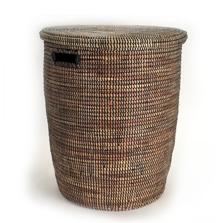 Black Flat Lid Basket - Large | BASKETS