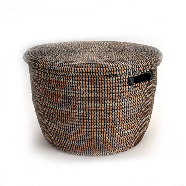 Black Flat Lid Floor Basket | BASKETS
