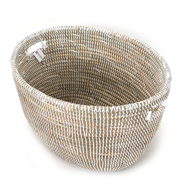White Oval Basket | BASKETS