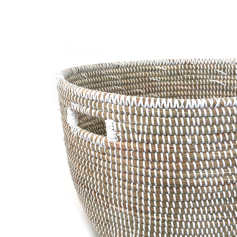 White Oval Basket | BASKETS
