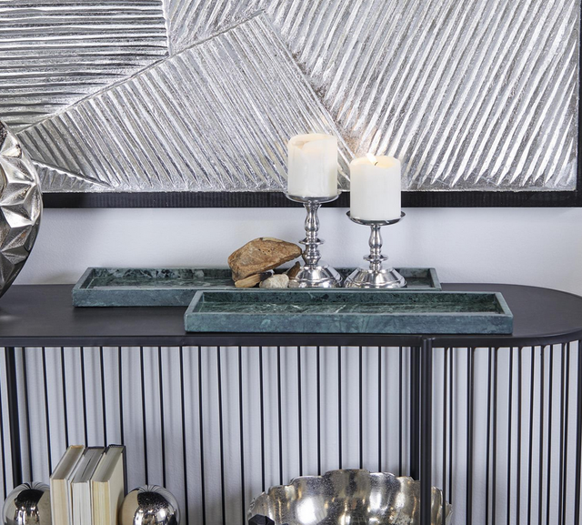GREEN MARBLE SLIM TRAYS