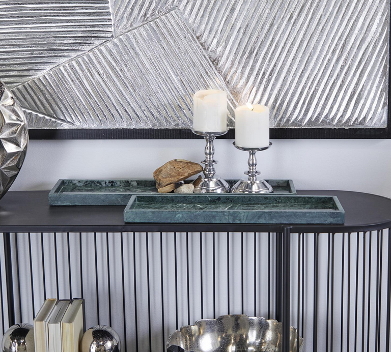 GREEN MARBLE SLIM TRAYS
