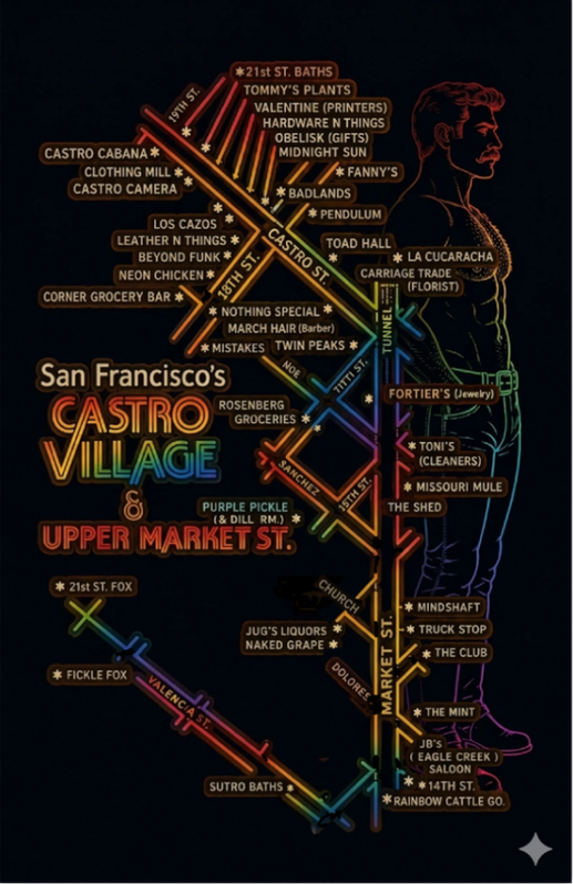 CASTRO VILLAGE POSTER