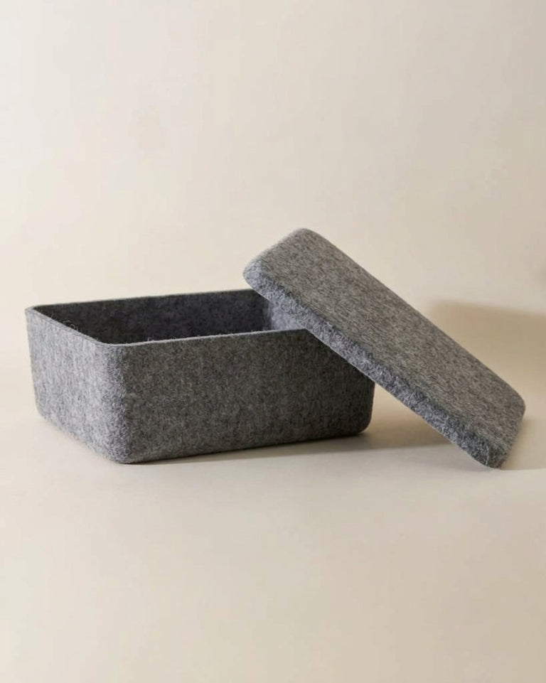 The Sculpted Bin - Large with Lid