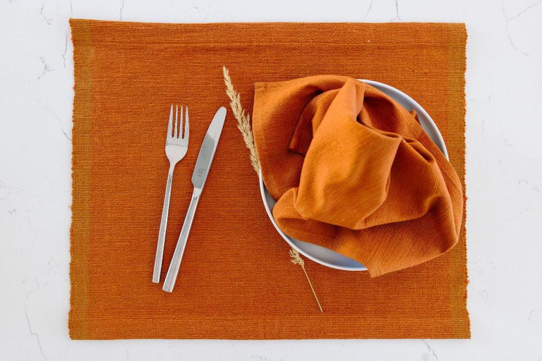 SEMIEN HANDWOVEN ETHIOPIAN COTTON PLACEMAT | SET OF 2 | ENTERTAINING