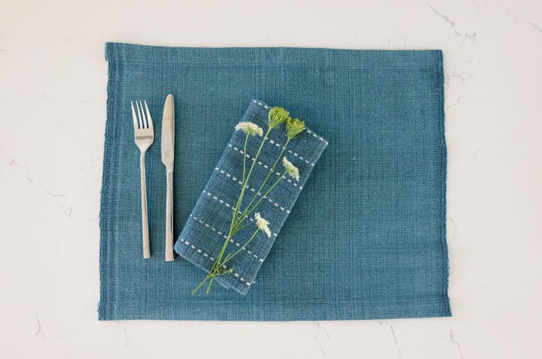 SEMIEN HANDWOVEN ETHIOPIAN COTTON PLACEMAT | SET OF 2 | ENTERTAINING