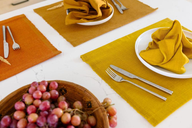 SEMIEN HANDWOVEN ETHIOPIAN COTTON PLACEMAT | SET OF 2 | ENTERTAINING