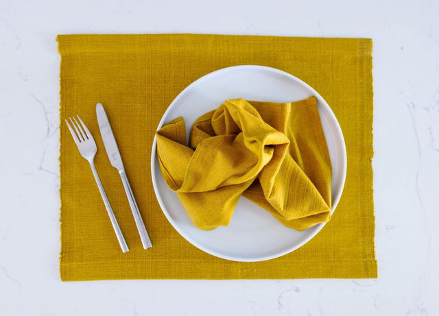 SEMIEN HANDWOVEN ETHIOPIAN COTTON PLACEMAT | SET OF 2 | ENTERTAINING