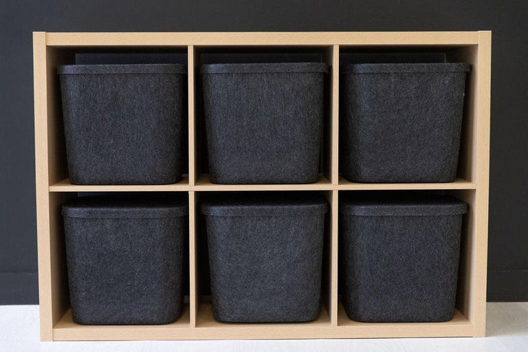 The Sculpted Bin - Original with Lid | STORAGE