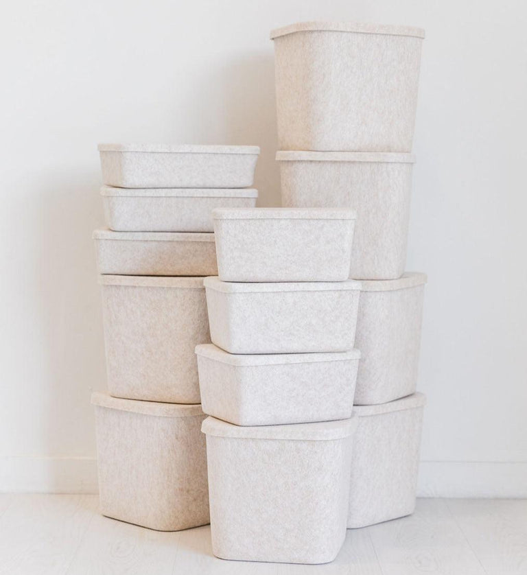 The Sculpted Bin - Original with Lid | STORAGE