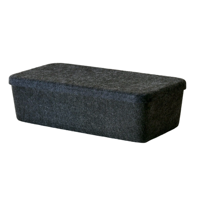 The Sculpted Bin - Long with Lid