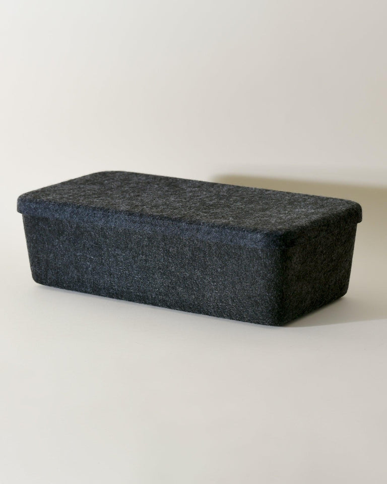 The Sculpted Bin - Long with Lid | STORAGE SOLUTIONS