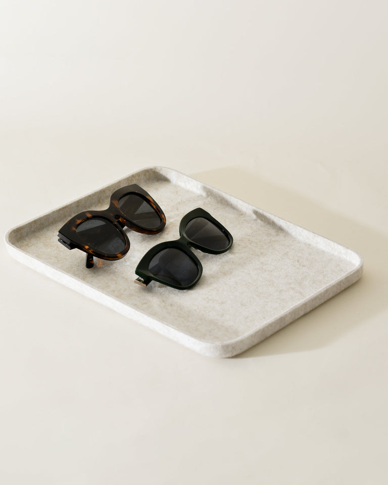 The Sculpted Bin - Wide with Lid | Set of 3 | STORAGE