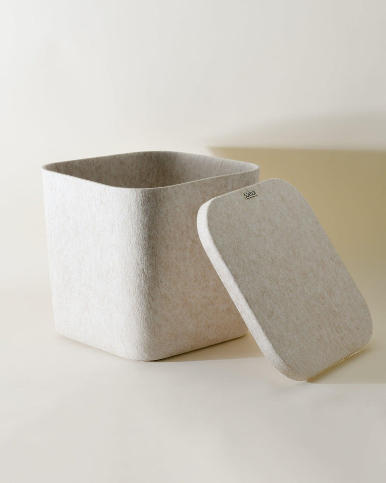 The Sculpted Bin - Original with Lid | STORAGE