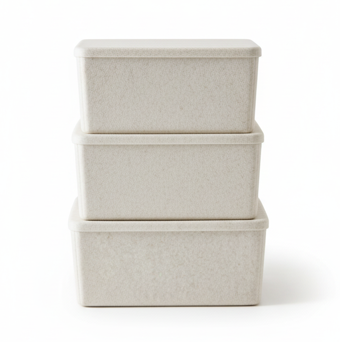 The Sculpted Bin Set - XL with Lid | STORAGE SOLUTIONS