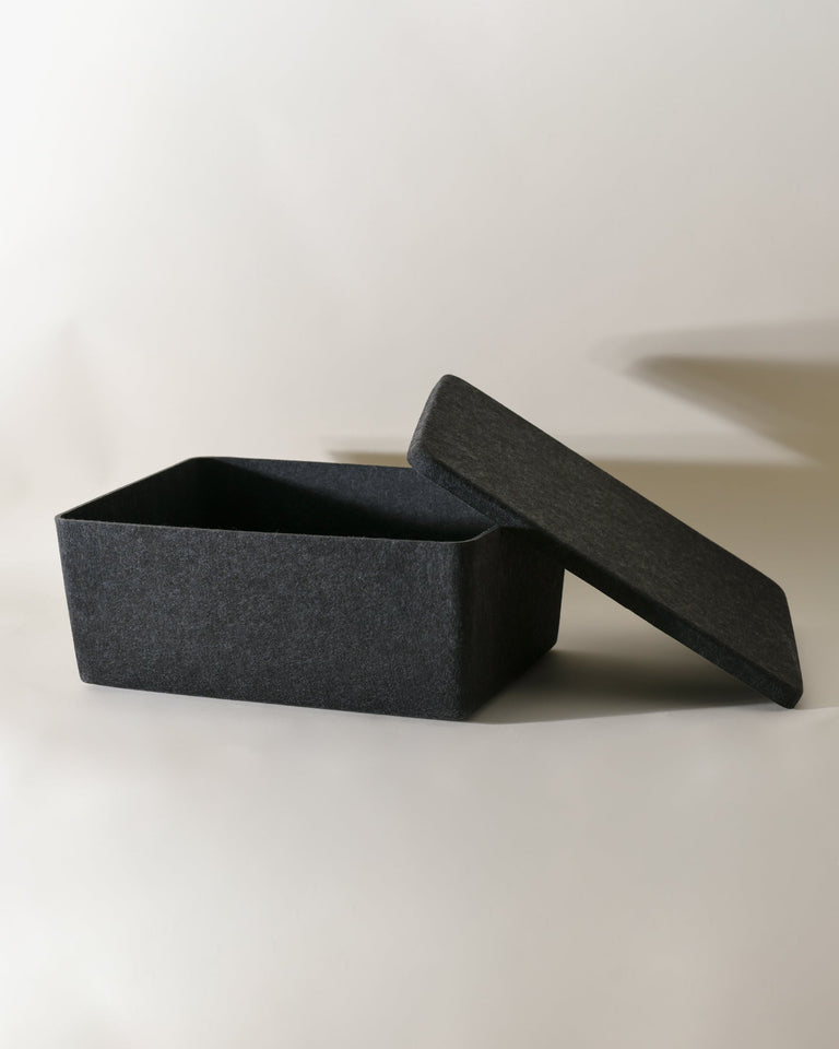 The Sculpted Bin - XL with Lid | STORAGE