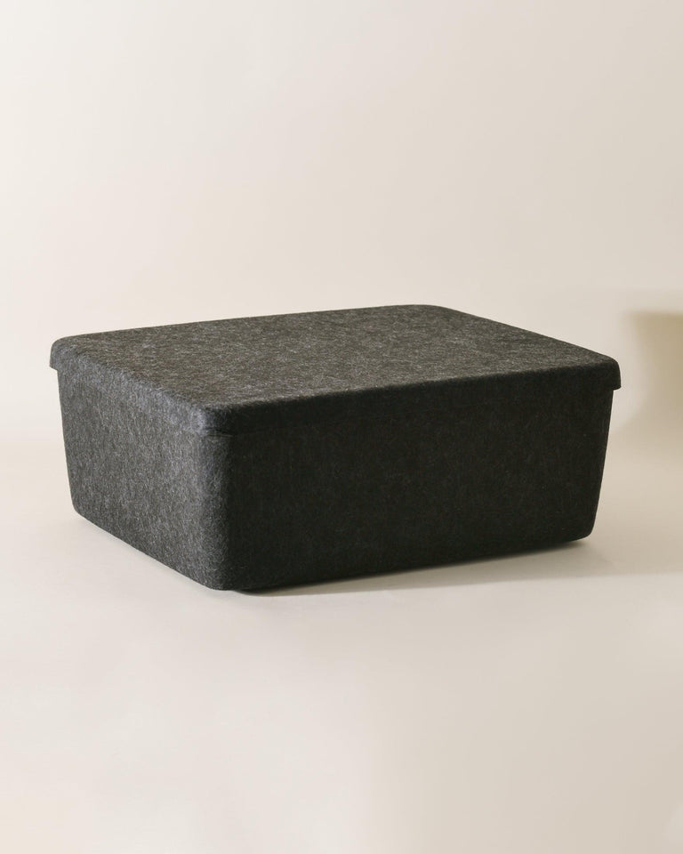 The Sculpted Bin - Large with Lid | STORAGE