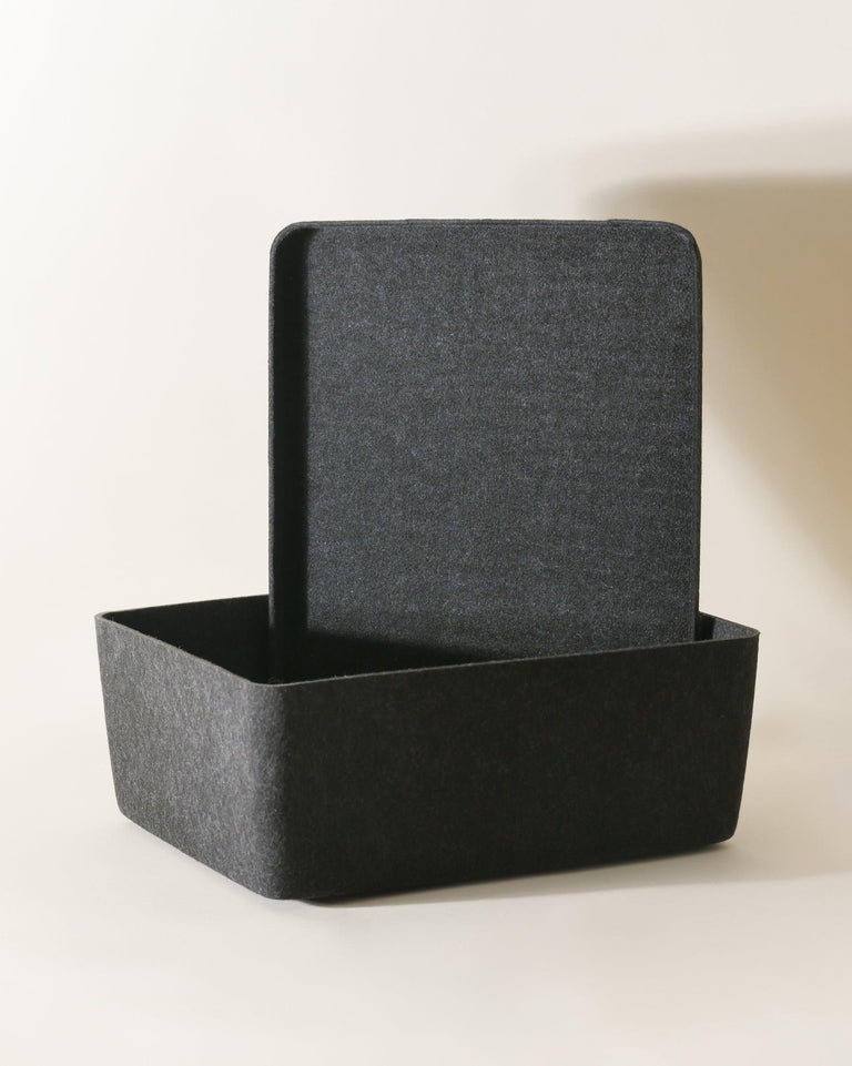 The Sculpted Bin - Large with Lid | STORAGE